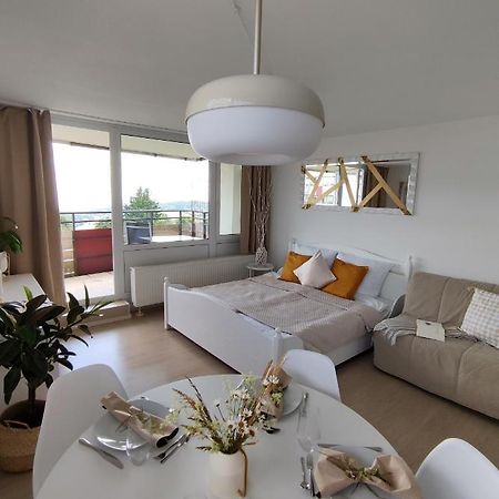 Pools, Sauna Und Balkon Mit Panoramablick Sankt Englmar Extérieur photo
