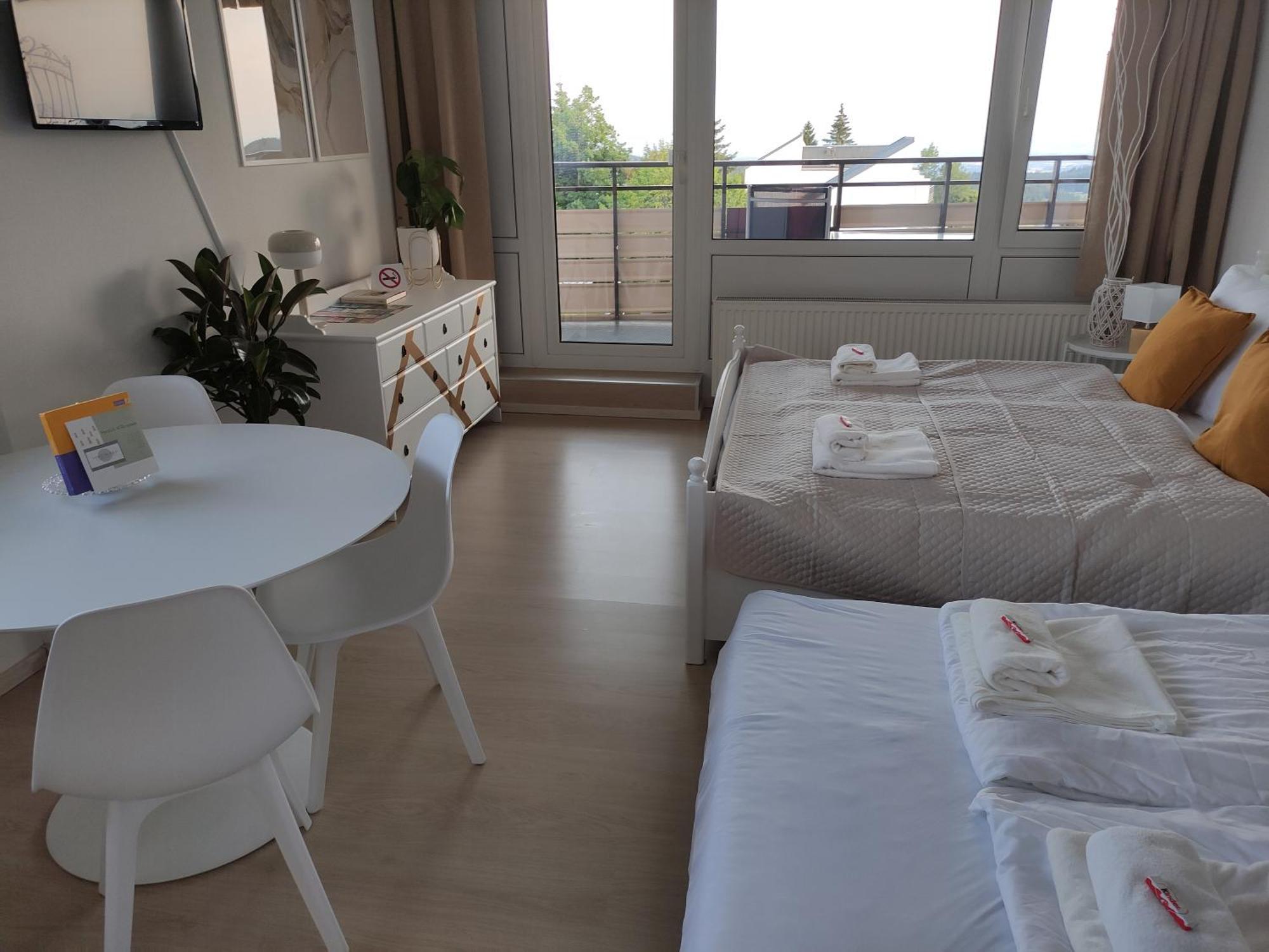 Pools, Sauna Und Balkon Mit Panoramablick Sankt Englmar Extérieur photo