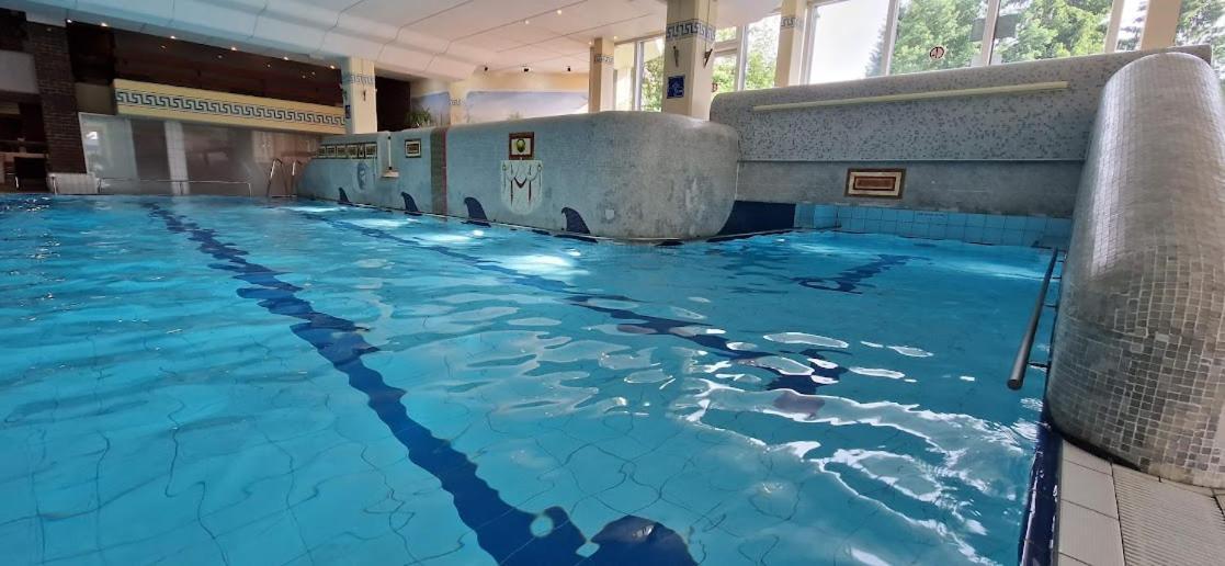 Pools, Sauna Und Balkon Mit Panoramablick Sankt Englmar Extérieur photo